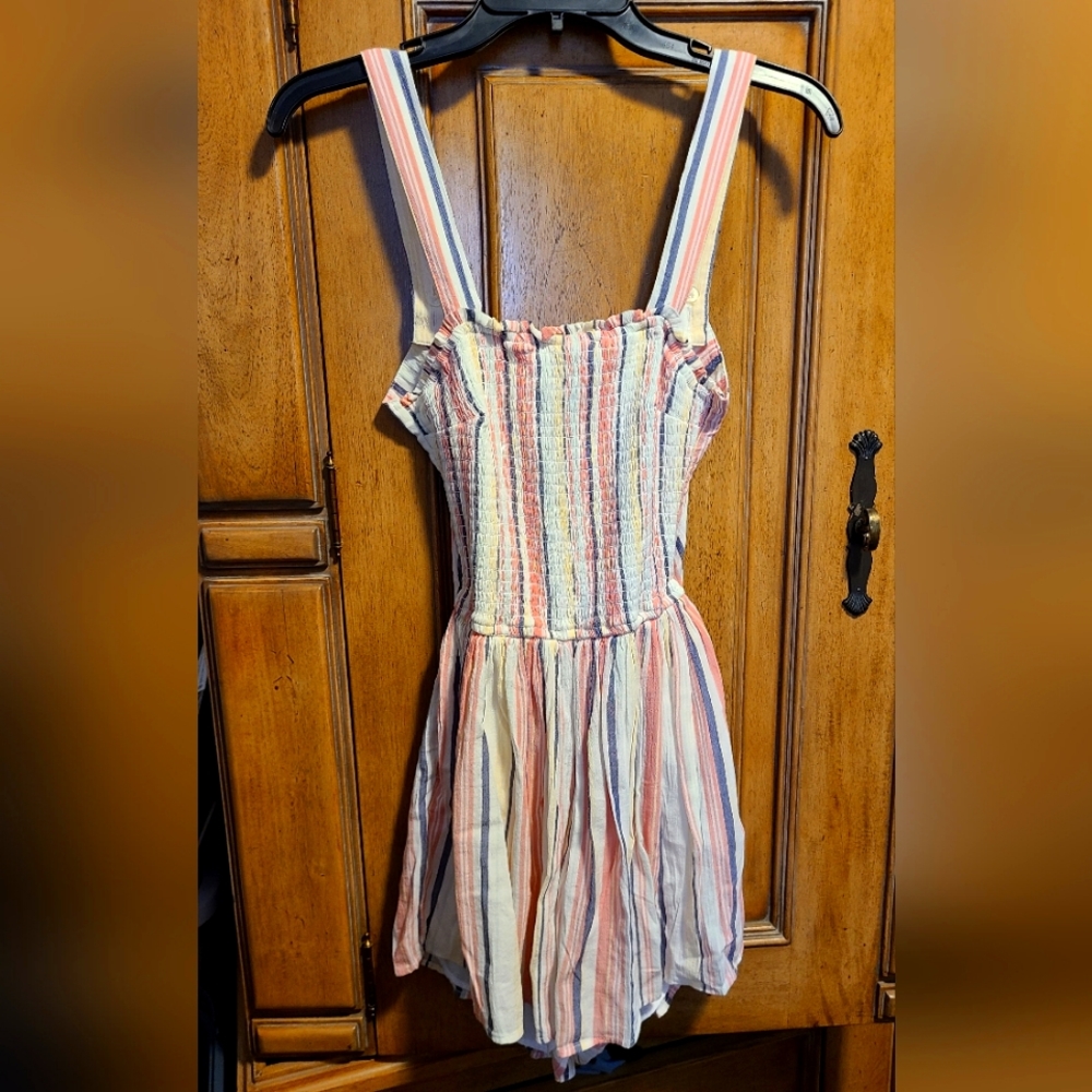 NWT! HOLLISTER Short Striped Romper Sz XS